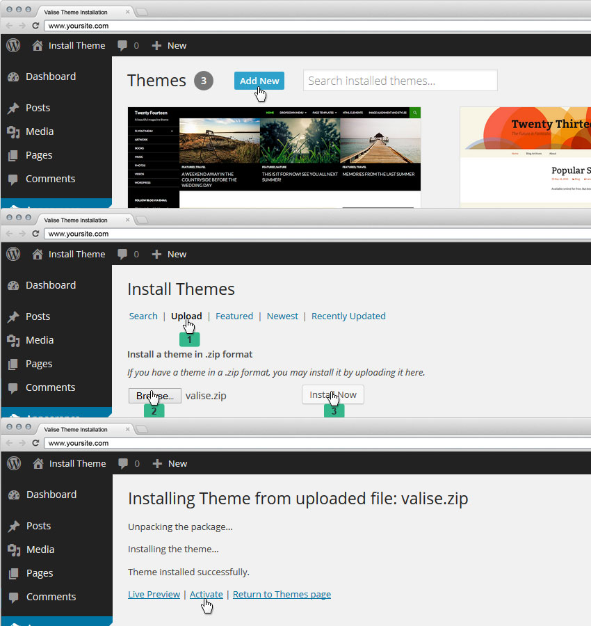VictorThemes | Theme Documentation For Valise