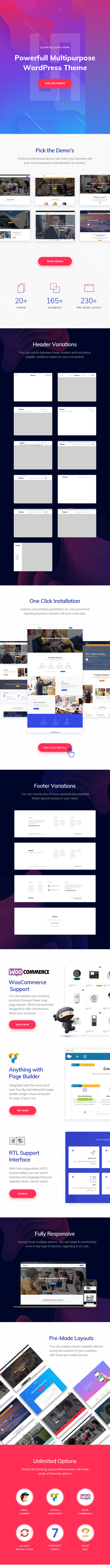 Havnor Theme Features