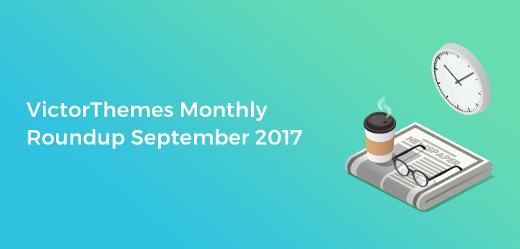 VictorThemes Monthly WordPress Themes and Design Roundup September 2017