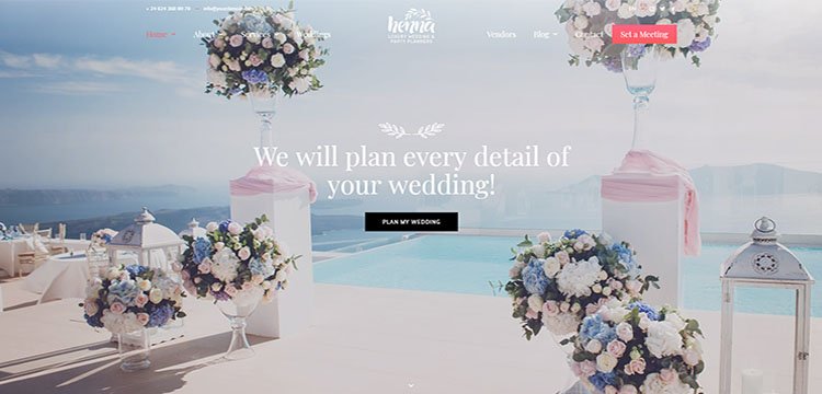 Henna - Wedding WordPress Theme