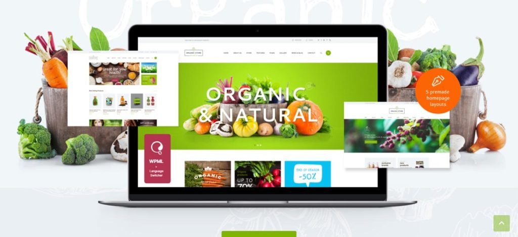 Organic Food WordPress Theme