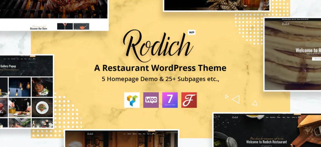 Restaurants WordPress Themes