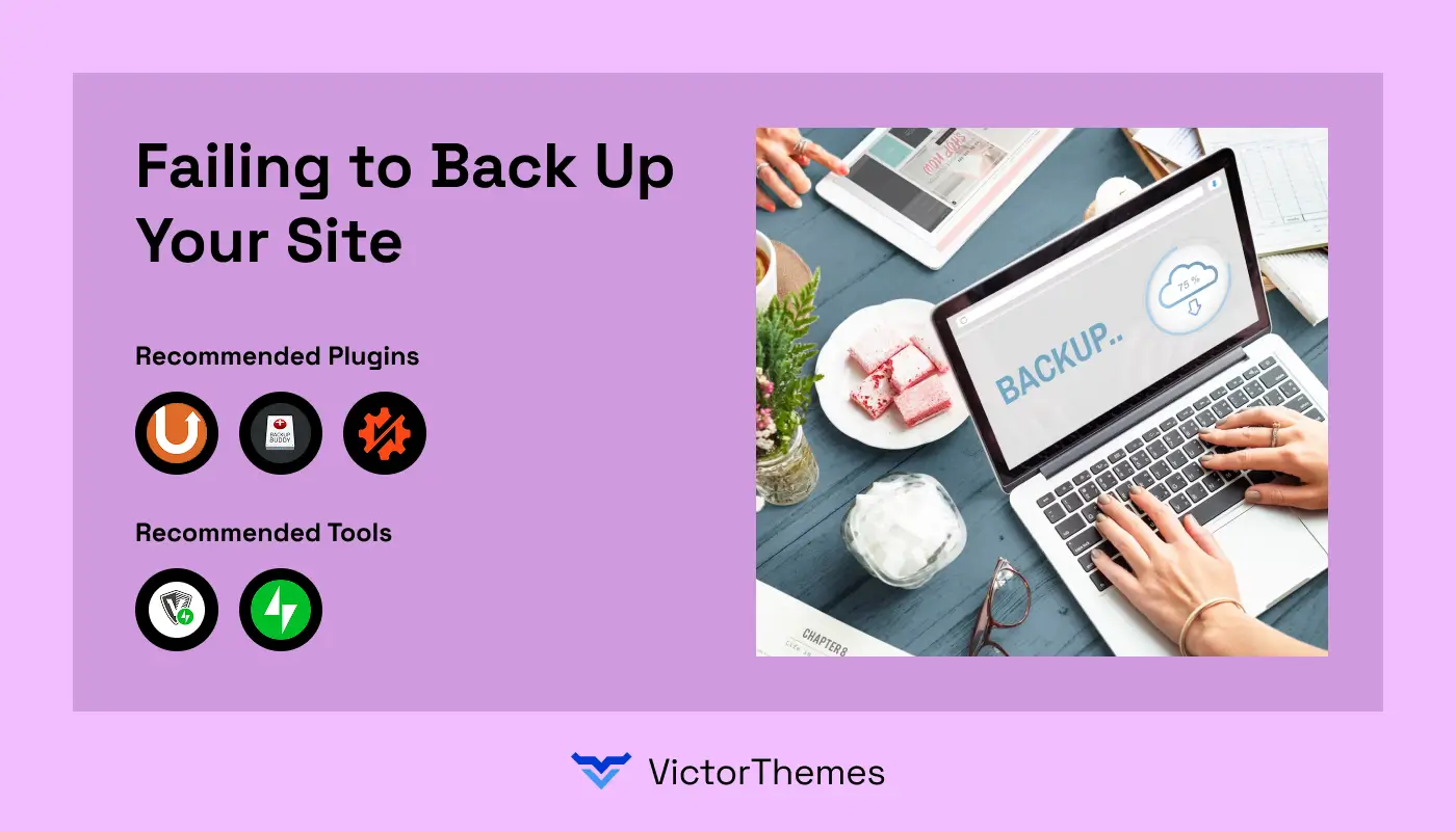 Failing to Back Up Your Site