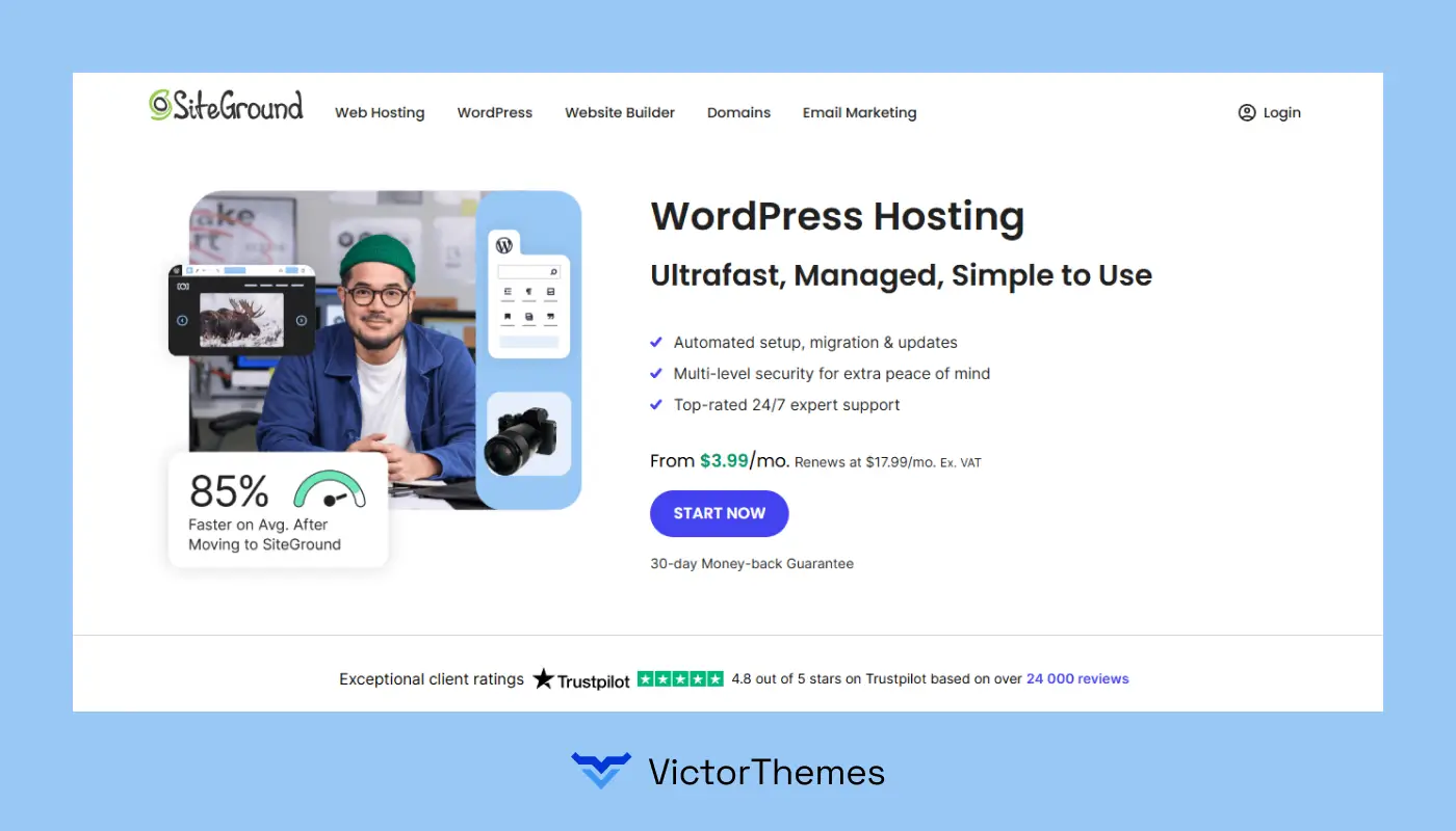 SiteGround WordPress Hosting Provider
