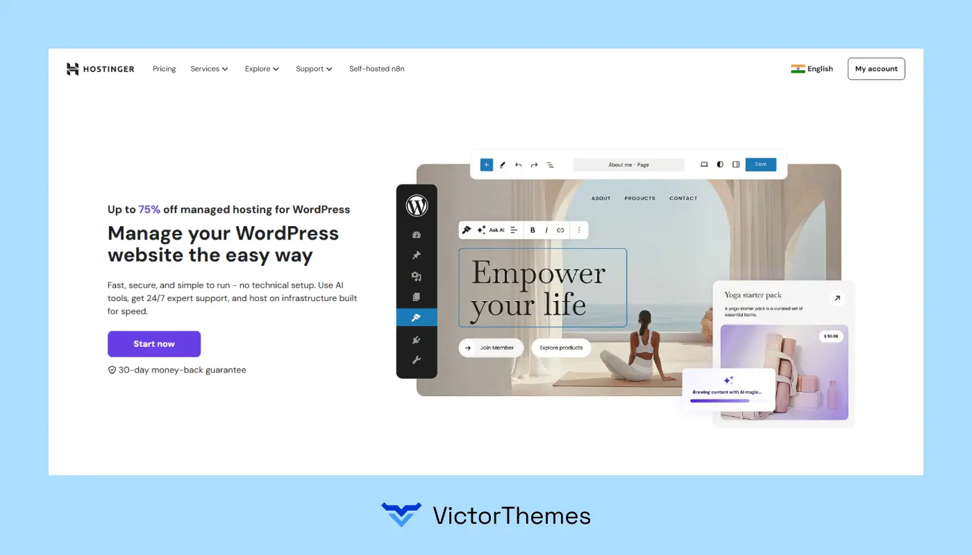 Hostinger WordPress Hosting Provider